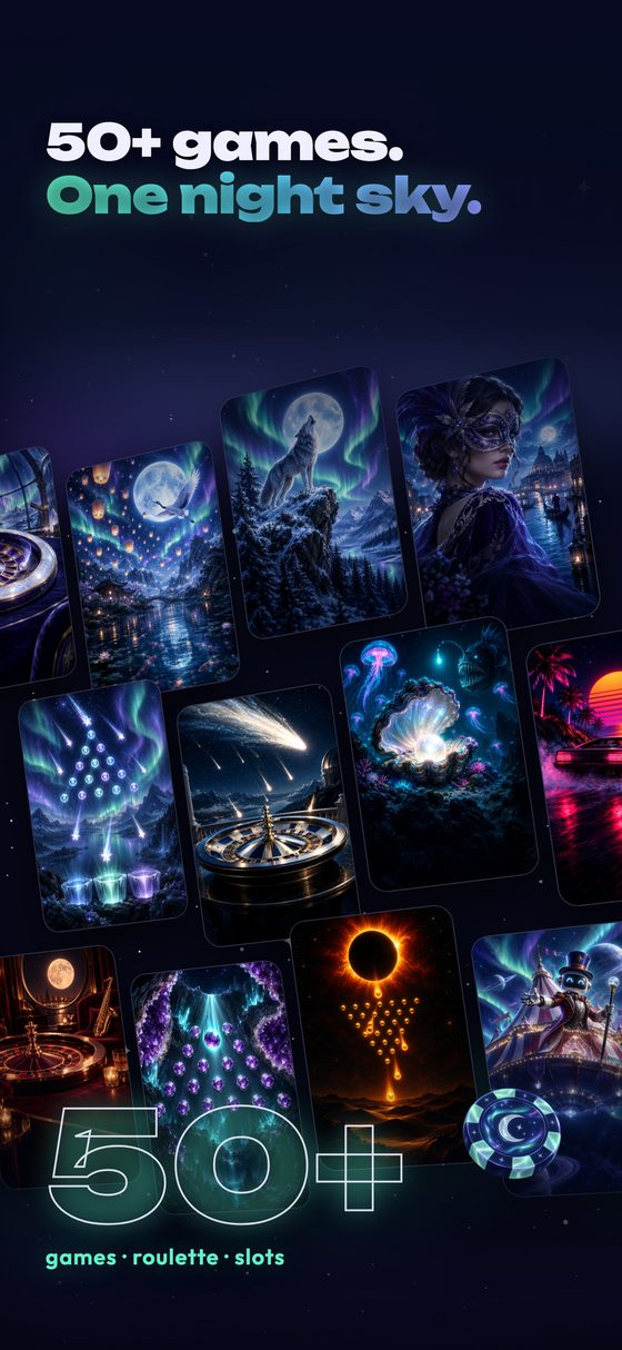 50+ games. One night sky.